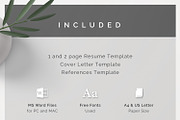 Clean Modern Resume Template, a Resume Template by DemeDesign (Thumbnail 5 of 6)