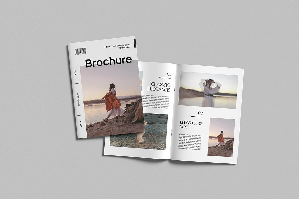 A4 Catalog Brochure Mockup, a Books & Magazine Mockup by graphictime (Photo 5 of 12)