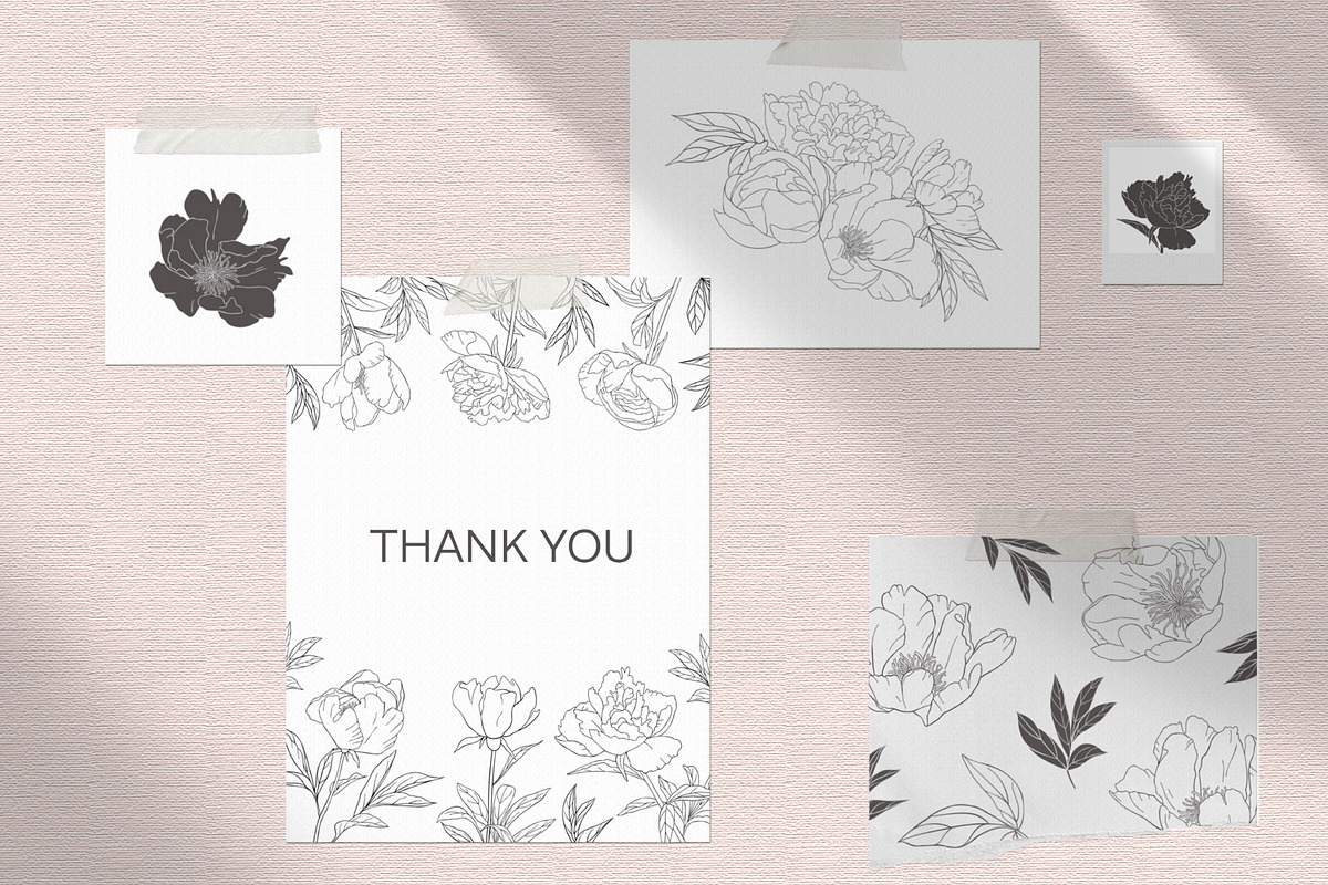 Bundle. Mushrooms, Crystals, Peony., a Brush Add-On by NinaFedorova (Photo 11 of 20)