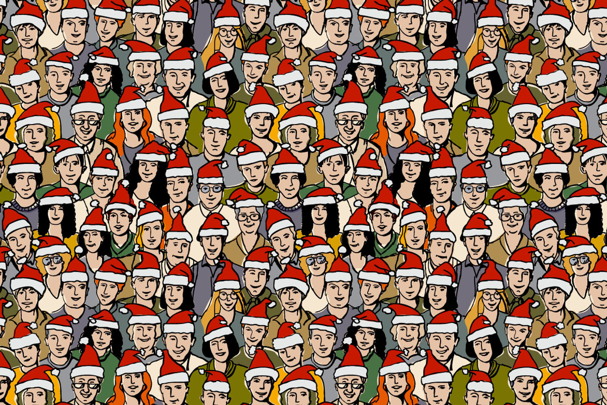NewYear vector greetingcard, pattern, a Decorative Illustration by Crowhouse (Photo 3 of 4)