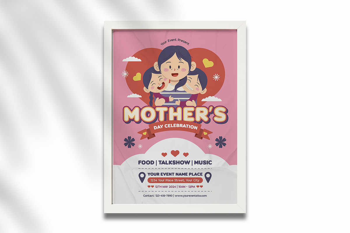 Mother's Day Celebration Flyer, a Flyer Template by Huge Dream Studio (Photo 5 of 5)