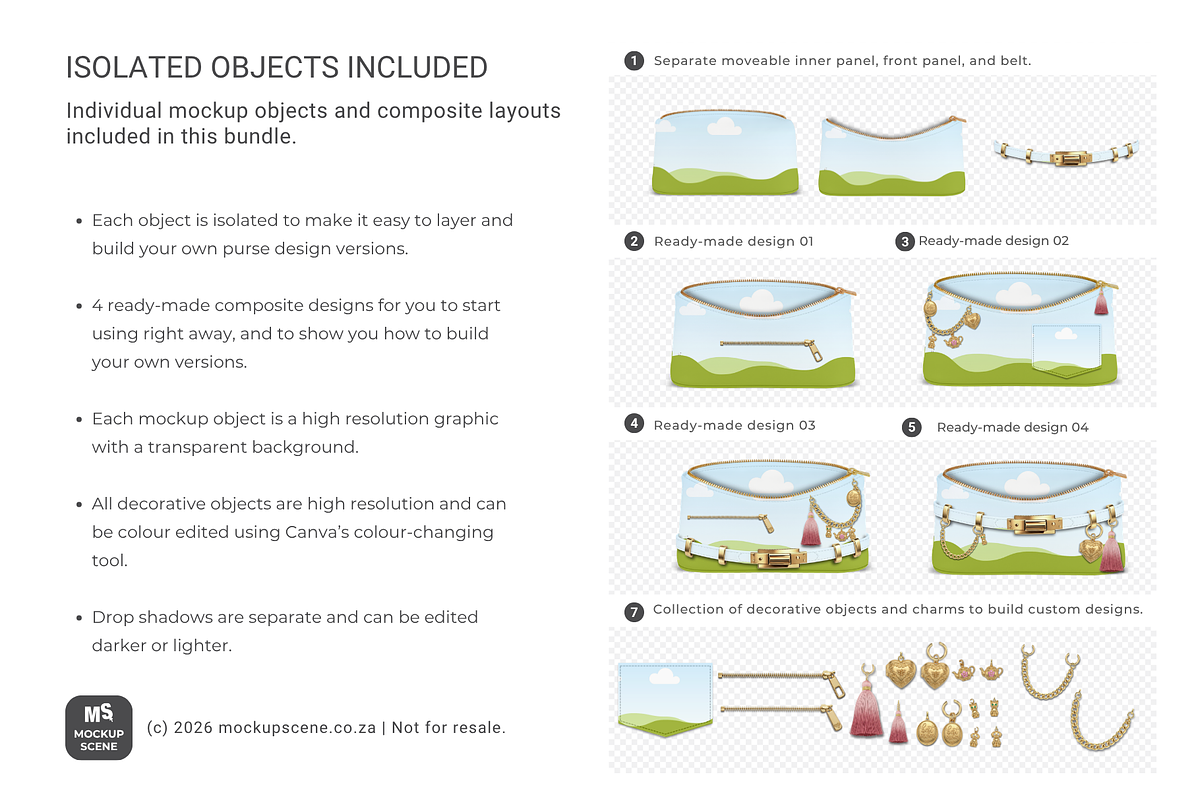 Paper Purse Builder Canva Mockup, a Product Mockup by Mockup Scene (Photo 3 of 10)