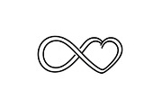 50 Infinity Heart Symbol Vector Bund, an Illustration by abu67222 (Thumbnail 18 of 51)