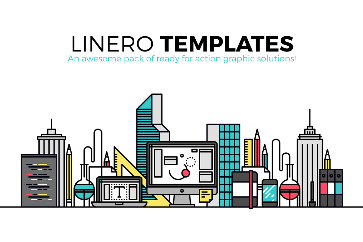 Linero Templates, an Outline Icon by Anatolii Babii (Photo 1 of 6)