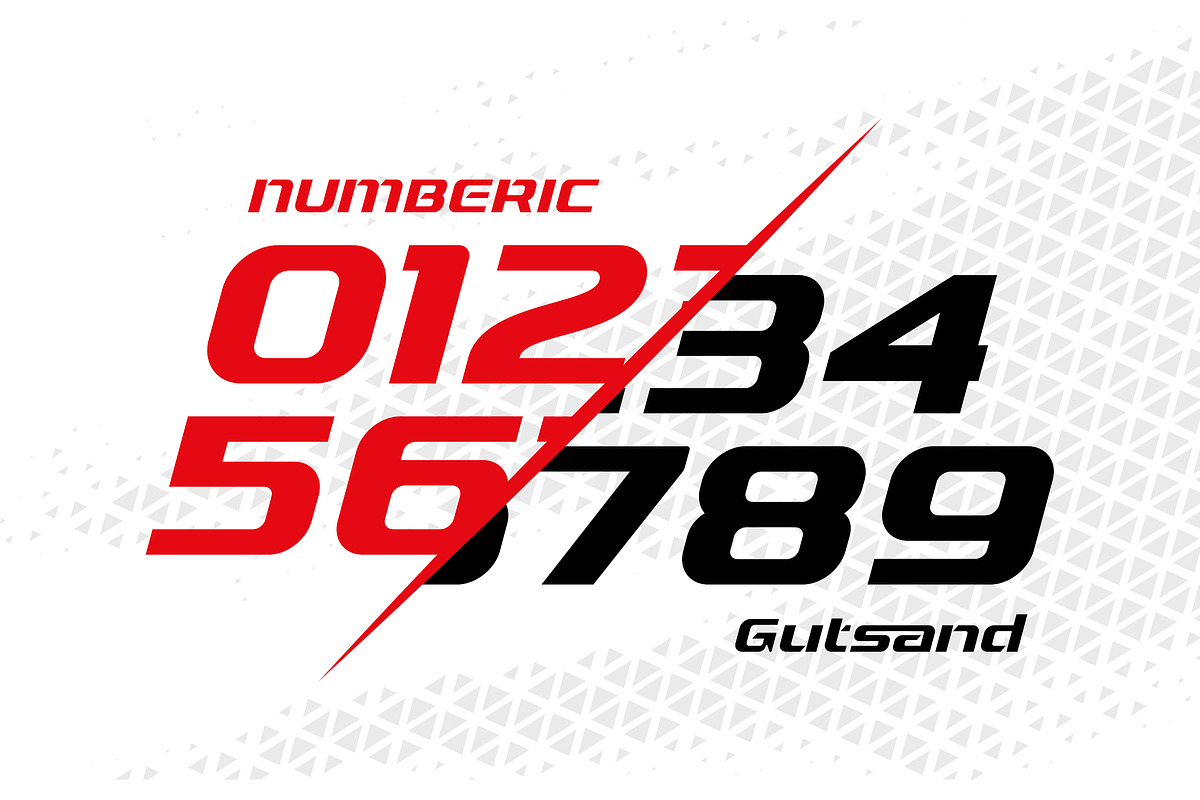 Gutsand - Sport and Racing Font, a Font by Typia Nesia (Photo 5 of 18)