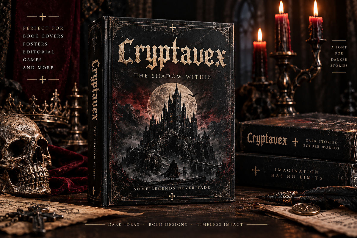 Cryptavex, a Blackletter Font by Wow Magic (Photo 4 of 4)