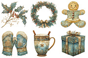 Christmas Clipart Bundle, an Illustration by Daily.Designs (Thumbnail 5 of 5)