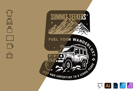 Design T-shirt Summit Seekers