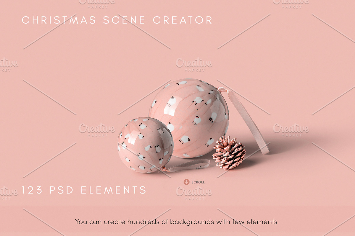 Christmas Scene Creator mockup, a Product Mockup by JAY MID IMAGE (Photo 2 of 5)