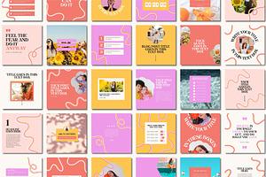 Bright Instagram Post Templates