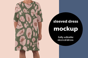 Sleeved Dress Mockup