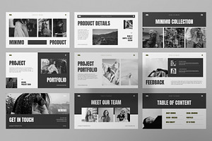 Minimo Minimal Keynote Template