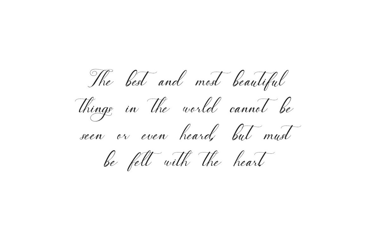 Symphony Romance Calligraphy Font, a Handwritten Font by UICreative (Photo 10 of 13)