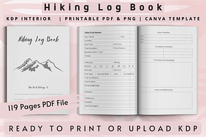 Hiking Log Book KDP Interior