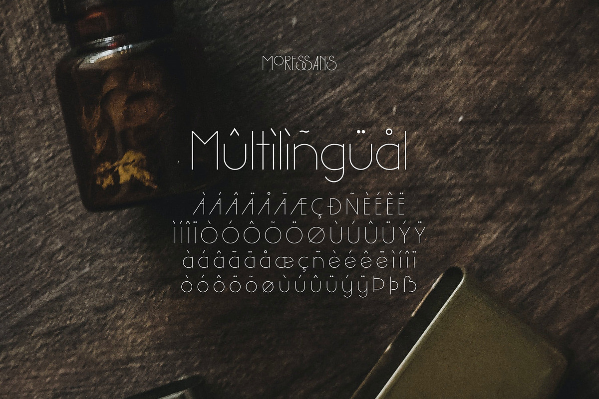 Moressans - Luxurious Type, a Sans Serif Font by ikiiko (Photo 7 of 7)