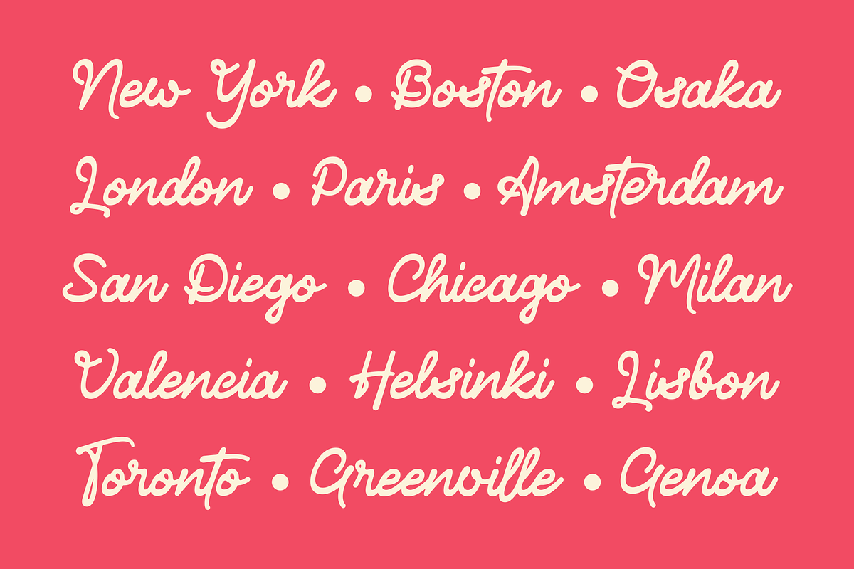 Anitold Script Font, a Script Font by Marvadesign (Photo 6 of 10)