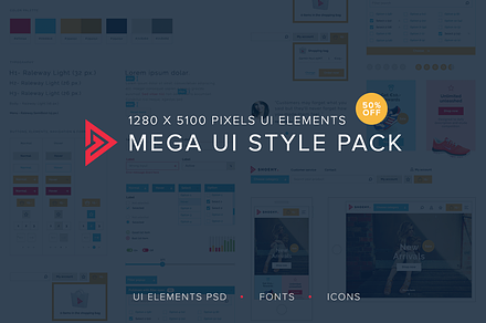 Mega UI style pack - 50% off!!! 