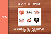 Love Stickers | Valentine Clipart, a Stationery Template by AnnaViolet_store (Thumbnail 5 of 9)