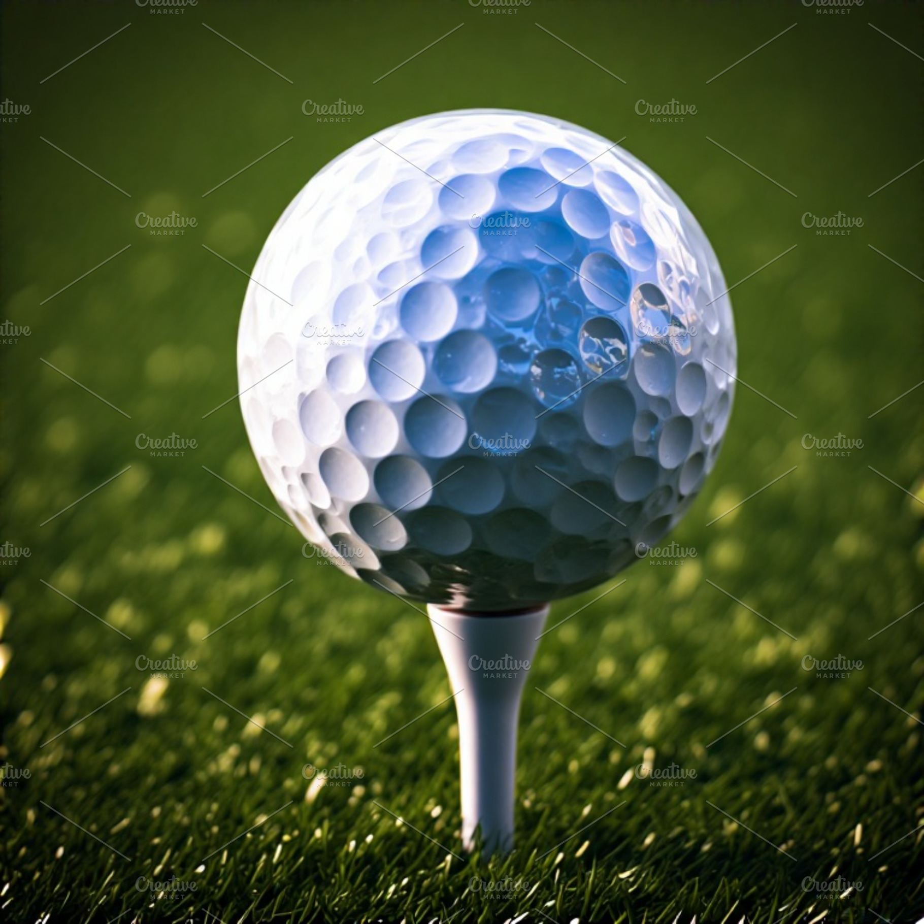 Golf ball stock image, a Photo by ComfortQ