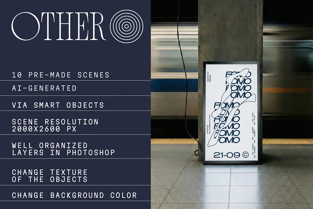 Urban Advertising Mockups (10 psd), an Advertising Mockup by Creatoom (Photo 8 of 10)