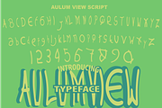 Aulumview, a Font by Wana Studio (Thumbnail 5 of 6)