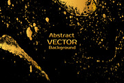 MARBLE GOLD ON BLACK Vector Textures, a Texture Graphic by ekaart (Thumbnail 7 of 11)