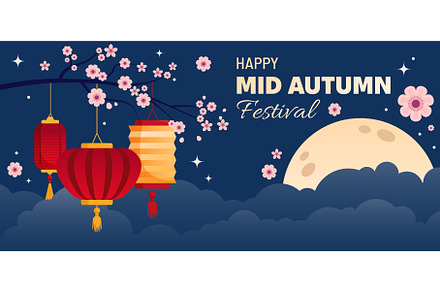 Mid Autumn Festival Banner Design