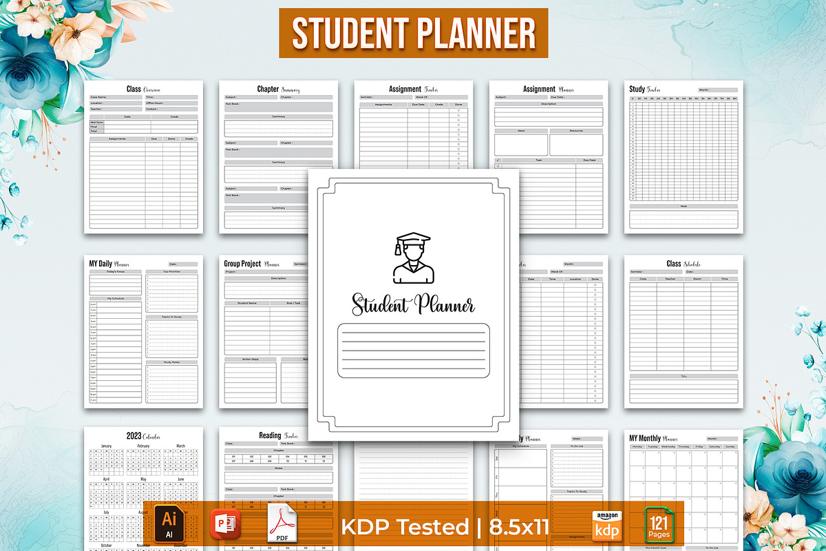 2023 Editable Planner Bundle, a Templates & Theme by Mondols Graphic (Photo 12 of 14)