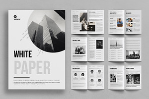 Business White Paper Template, a Brochure Template by ContestDesign