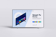 Smart TV Mockup Bundle Set, a Wearable Device Mockup by Rielismee (Thumbnail 2 of 5)