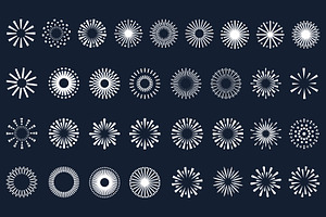 fireworks explosion design vector