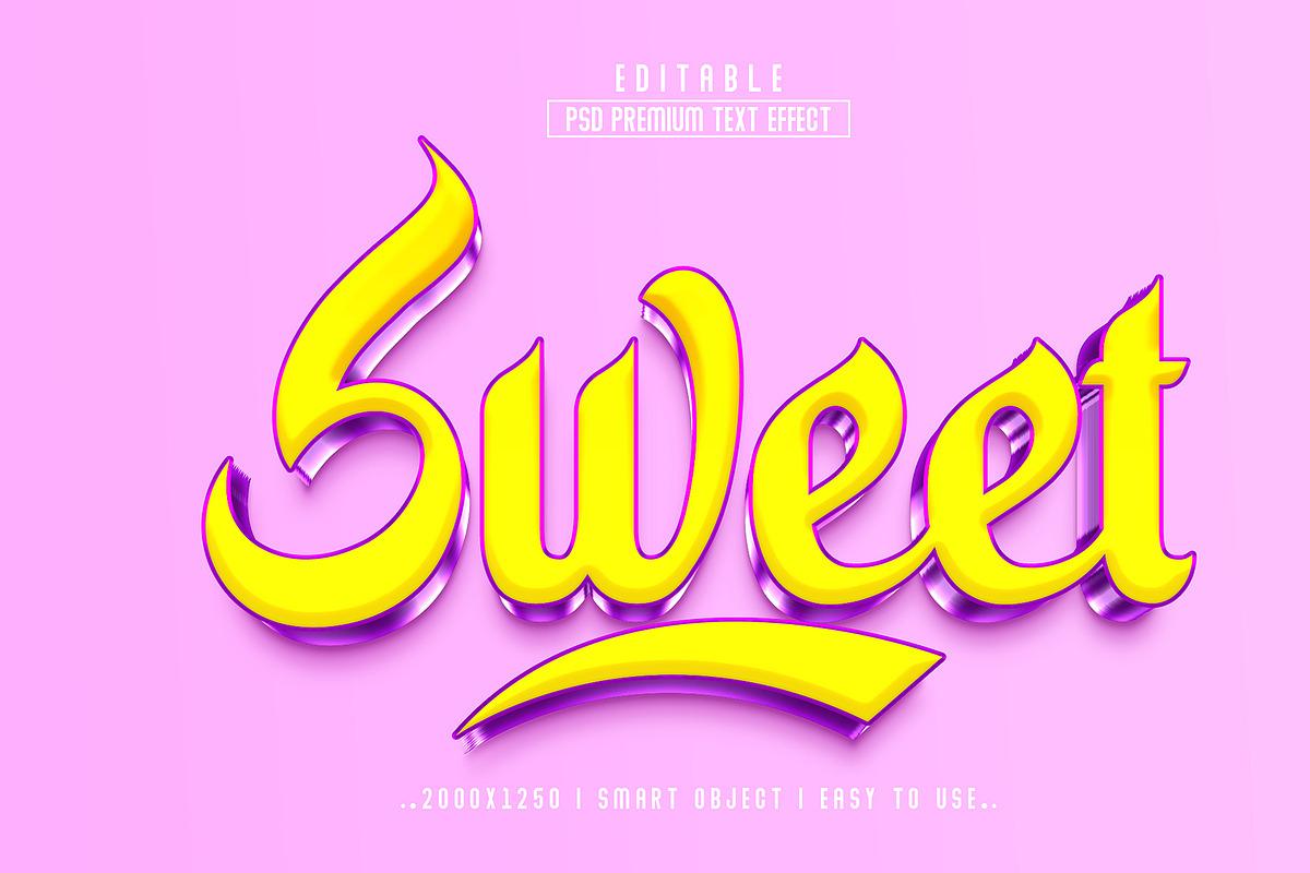 25 Stylis 3D text effect Bundle, a Layer Style Add-On by Md Jahidul99 (Photo 2 of 27)