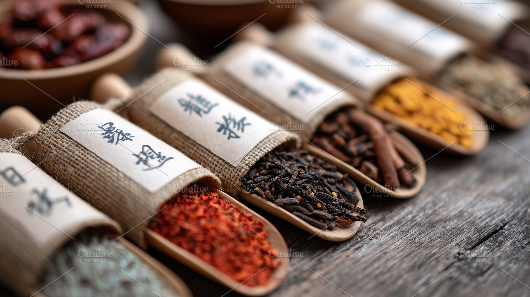 Colorful assortment of traditional, a Health & Medical Photo by MistyDay