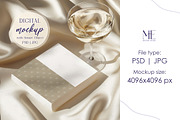 Cocktail Napkin Mockup, Boho Wedding, a Mockup by Mie Mockup Studio (Thumbnail 4 of 10)