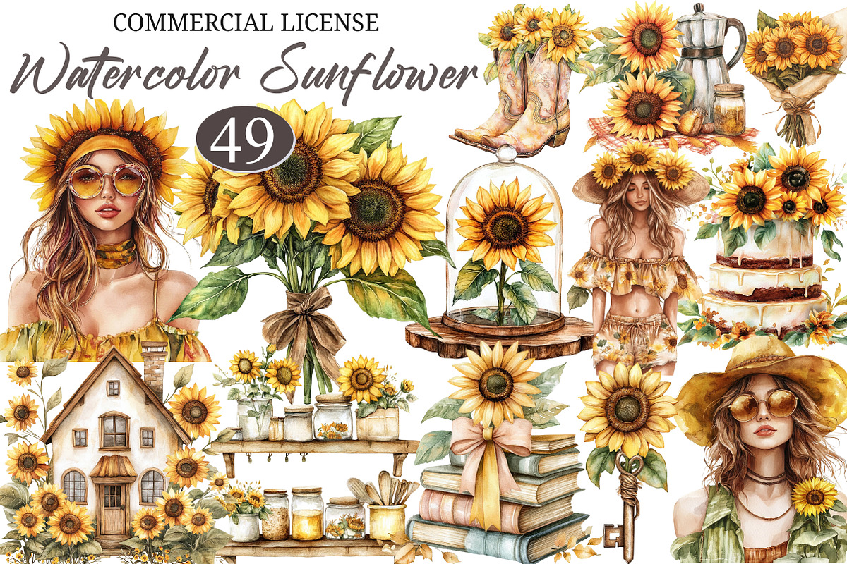 The Mega Sublimation Clipart Bundle, a Seasonal Illustration by designcity5 (Photo 8 of 8)