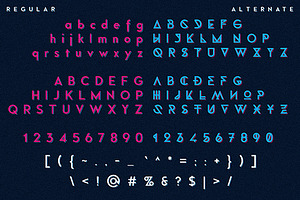 Default Typeface 80s Style