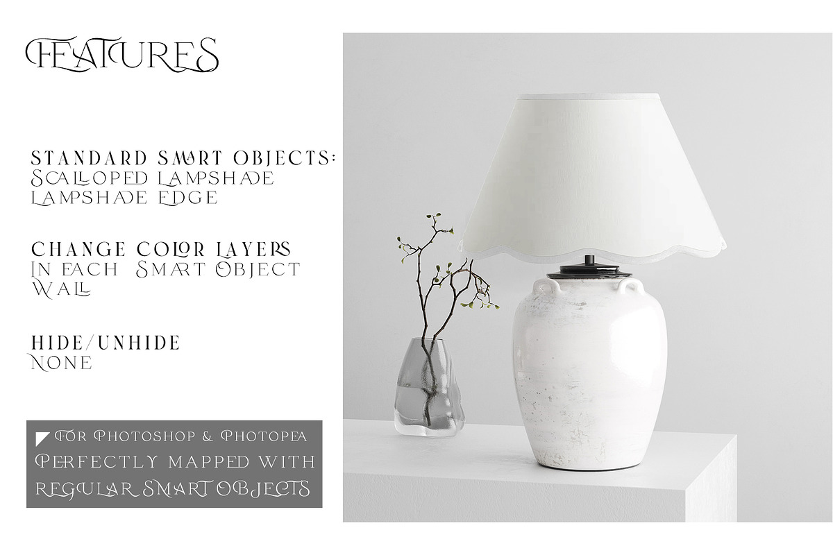 Scalloped Lampshade Mockups, a Mockup by mock-ups (Photo 3 of 22)