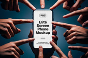 Elite Screen Phone Mockup PSD, an iPhone Mockup by Elite Mockups (Thumbnail 2 of 2)