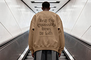 Urban Sweatshirt Mockup Back View, an Advertising Mockup by Design Squad (Thumbnail 2 of 4)