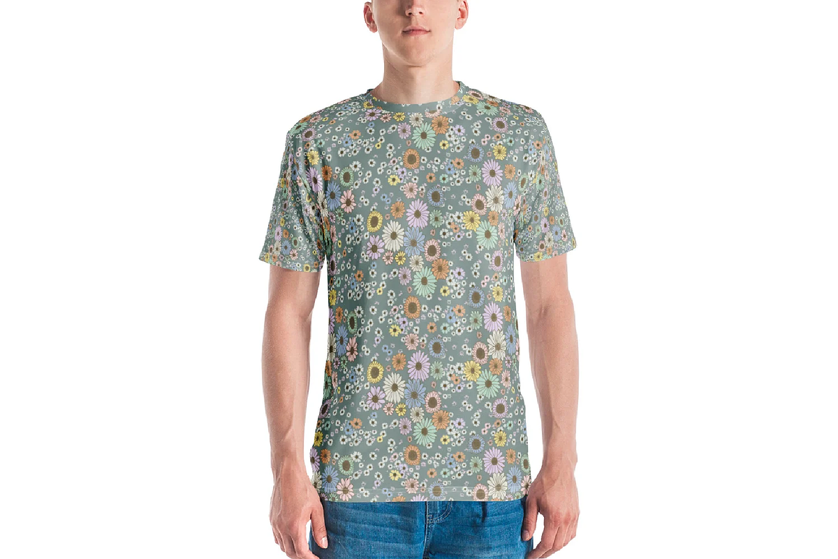 Daisy Garden – Floral Pattern, an Illustration by kraalikaacreations (Photo 5 of 6)
