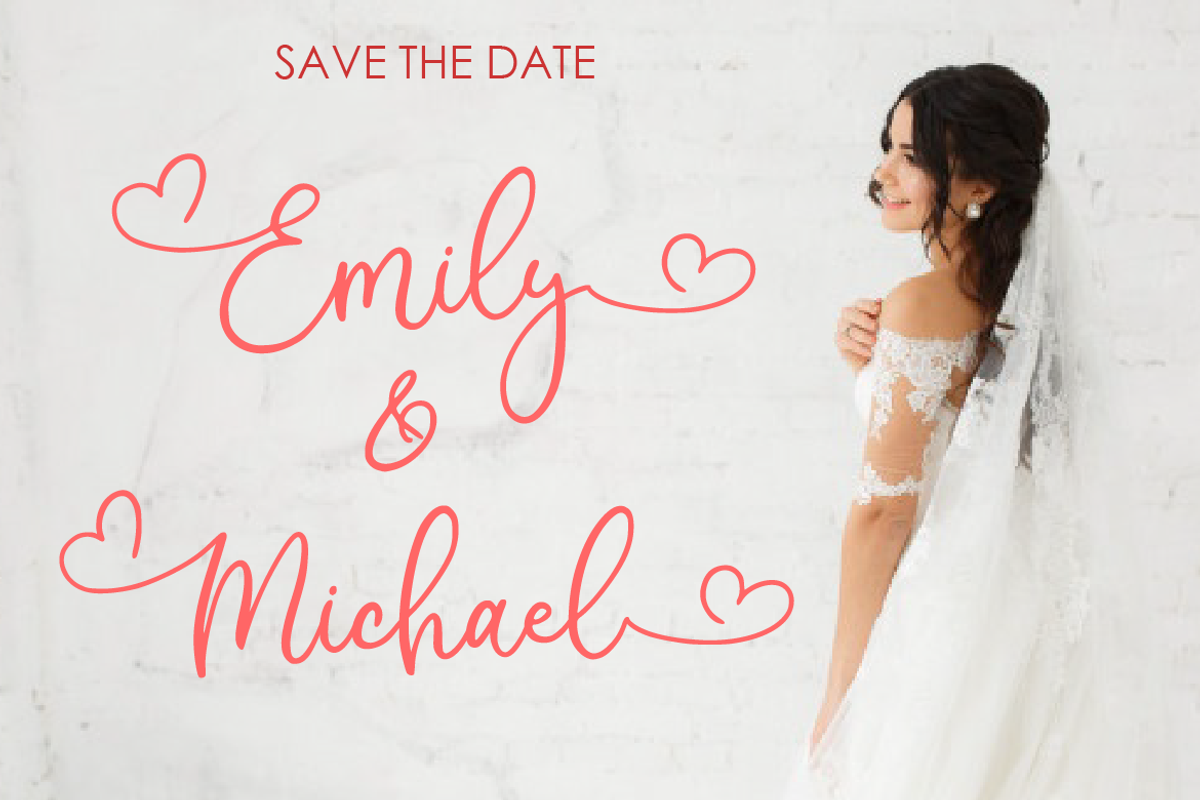 love heart, a Script Font by AMINMARIO (Photo 3 of 7)