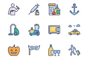 App Management Vector Icons, a Solid Icon by Vector Portal (Thumbnail 1 of 6)
