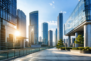 City skyline during bright day, a Photo by Beautiful things