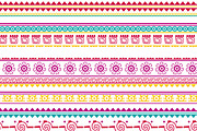 Ethnic Seamless Patterns, a Pattern Graphic by Sunny Design (Thumbnail 5 of 5)