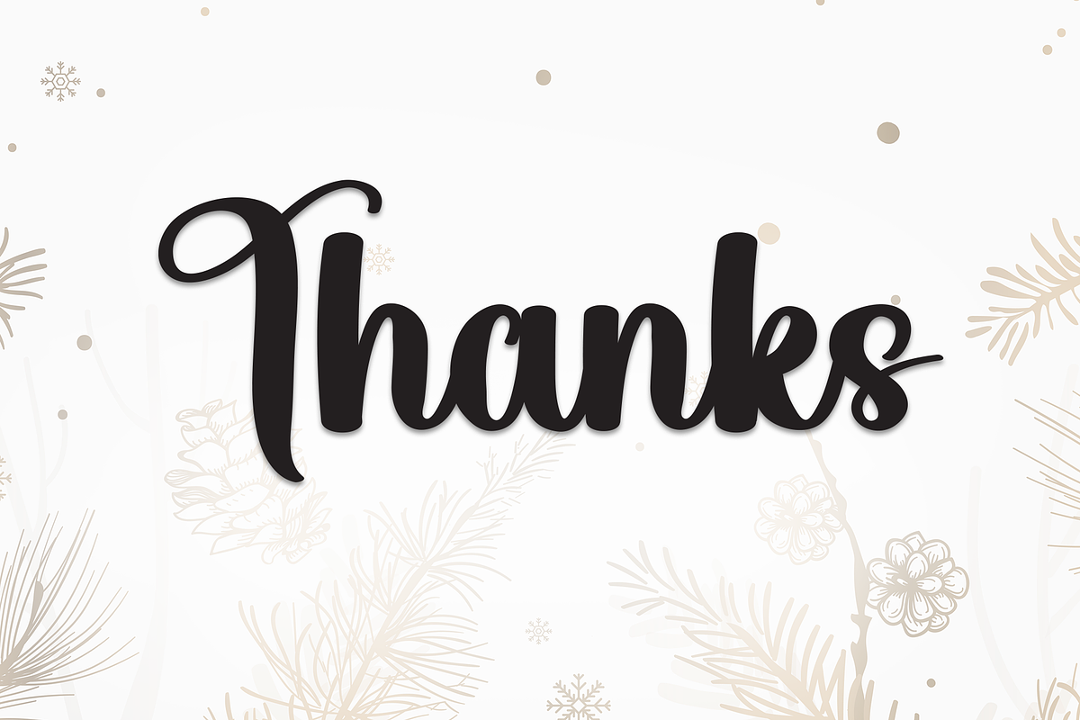 Humble Christmas | Script Font, a Handwritten Font by Scratchones (Photo 8 of 8)