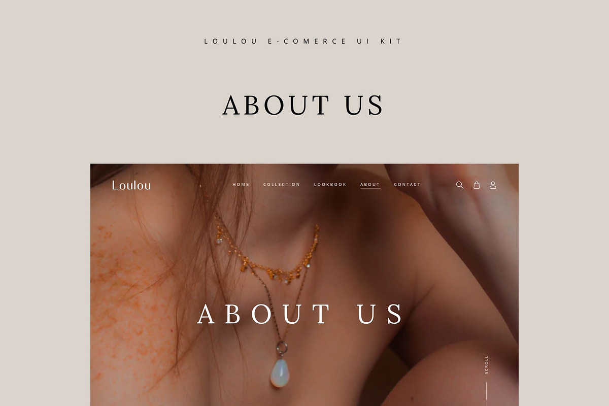 Loulou | Fashion E-commerce Template, a Landing Page Template by Skolastika Phoebe (Photo 10 of 11)