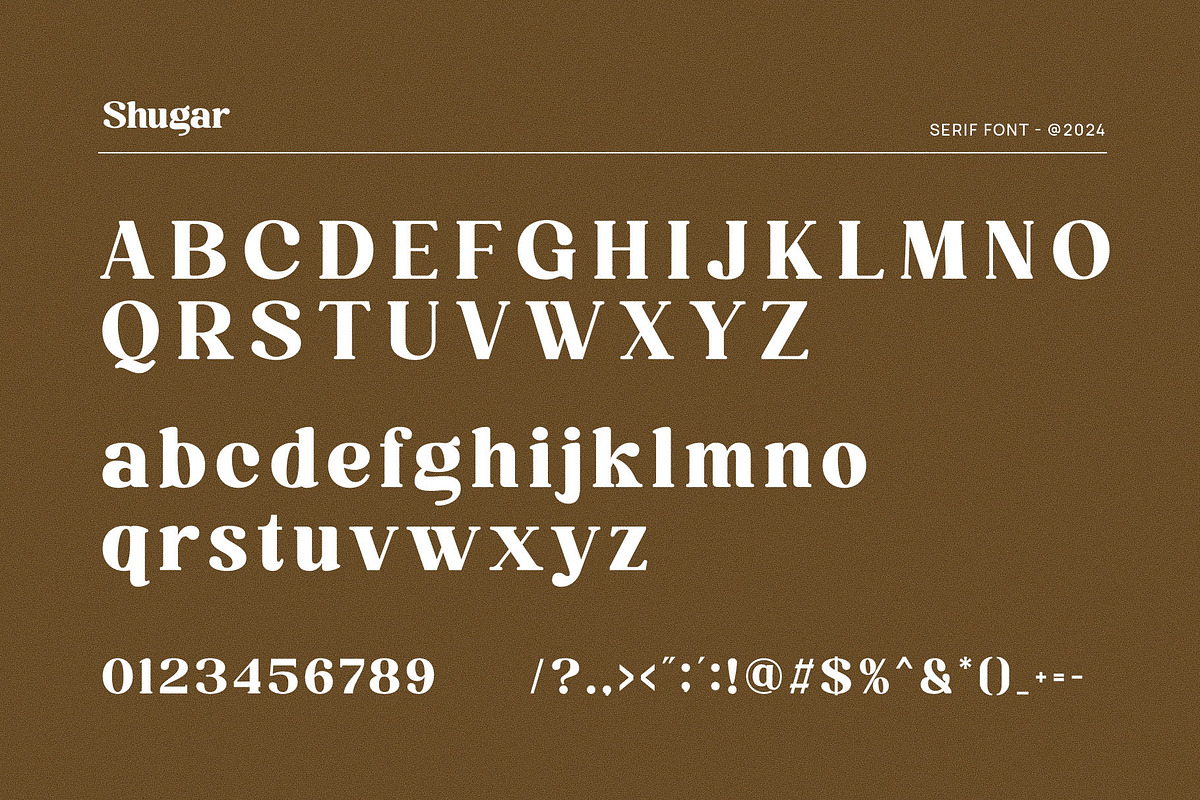 Shugar - Classy & Stylish Serif, a Serif Font by TypeLogue (Photo 5 of 5)