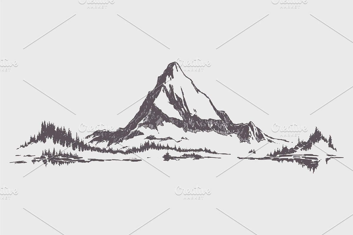 High detail mountain landscapes, an Illustration by TheMountBirdStudio (Photo 3 of 9)