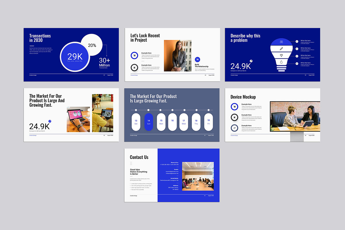 Creative Agency Pitch Deck, a Presentation Template by KreateTribe (Photo 4 of 6)