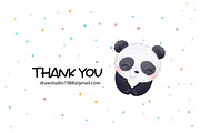 Cute Baby Panda Seamless Patterns, a Pattern Graphic by DrawStudio1988 (Thumbnail 7 of 7)